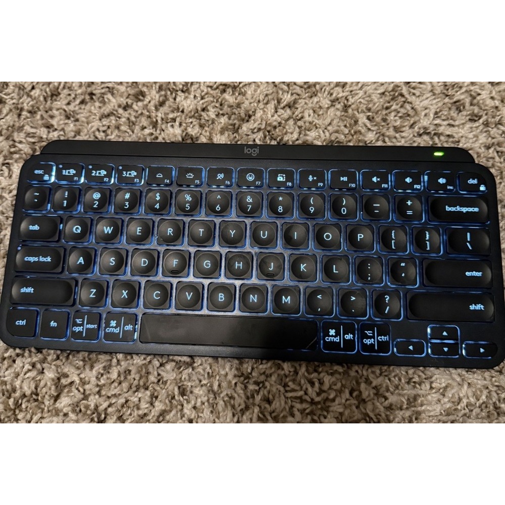 Logitech MX Keys Mini Graphite Backlit Minimalist Wireless Illuminated Keyboard